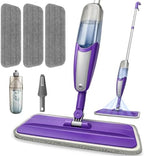 Spray Mop for Hardwood Floors Cleaning with 3 Washable Pads by EasyCleaningHappyLife