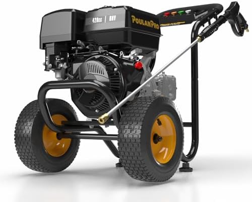 Poulan Pro 420cc Gas Pressure Washer, 4400 PSI & 4.2 GPM by PoulanPro