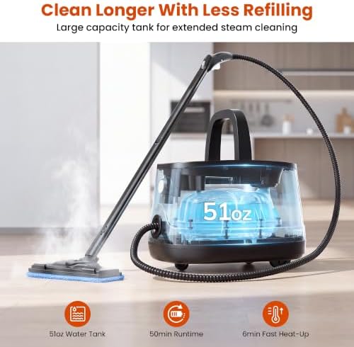 Steam Cleaner for Home, 300℉ 58Psi Multipurpose Steamer for Cleaning - Image 5