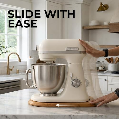 Ibyx Mixer Slider, Stand Mixer Sliding Mat, Natural, 5.5 Qt, Made in Canada - Image 3
