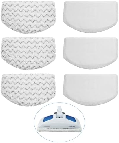 6 Pack Steam Mop Replacement Pads Washable for Bissell Powerfresh by Extolife