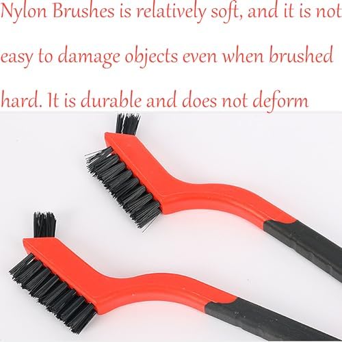 3pcs Nylon Cleaning Brushes Small Wire Brush Set for Cleaning Rust Removal in Holes - Image 6