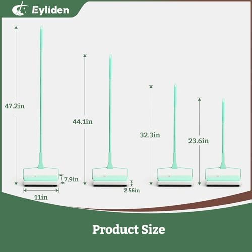 Eyliden X-Large Carpet Sweeper - Quiet Manual Sweeper for Carpets & Rugs - Image 5