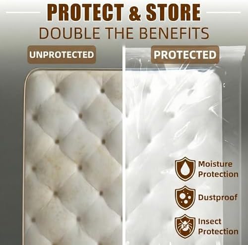 Memory Foam Mattress Vacuum Bag for Moving and Storage, Queen/Full/Full-XL - Image 4