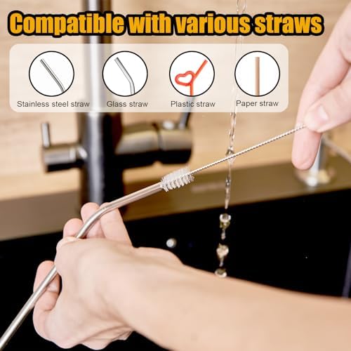 12pcs Crevice Cleaning Brush, Straw Brush for Bathroom, Ktichen and Window - Image 4