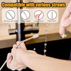 12pcs Crevice Cleaning Brush, Straw Brush for Bathroom, Ktichen and Window - Image 4