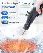 High Pressure Steam Cleaner, 1700W High Temp Portable Steamer Machine for Cleaning, Tankless and Heavy Duty for Commercial Home Use Grout Tile Kitchen Bathroom Car Detailing - Image 2