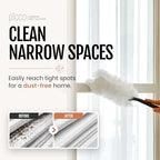 milema Picco 360 Microfiber Duster Refill Pads, White, 30 Count Refills - Image 5