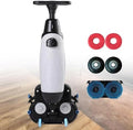 17" Commercial Floor Scrubber Machine - Walk-Behind Cleaning Equipment, 90 Min Battery Life, 2-Hour Fast Charge, 360 RPM, Covers 12000 Sqft/H, Ideal for Large Spaces by Unknown