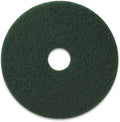 Americo Manufacturing Co 400314 Scrubbing Pads, 14 Diameter, Green, 5/ct by Unknown