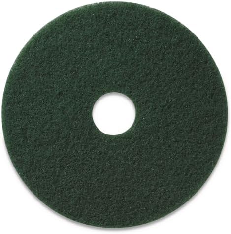 Americo Manufacturing Co 400314 Scrubbing Pads, 14 Diameter, Green, 5/ct by Unknown