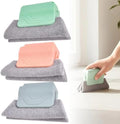 Magic Window Track Cleaner, Handheld Groove Cleaner Tool with Double-Sided Brush & Replaceable Sponge, Gap Cleaning Brush for Window Tracks, Sliding Door Rails, Tile Grout, Car Air Vents by Unknown