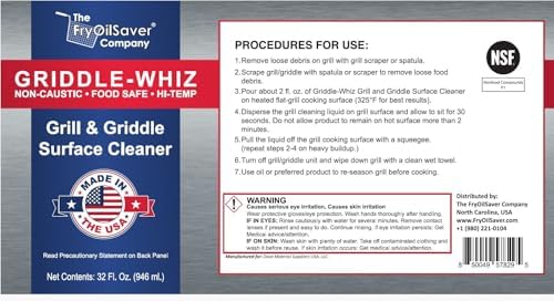 4-Pack Flat Top Griddle Cleaning Kit, 128oz Liquid, Grill Scraper, Scrubber - Image 6