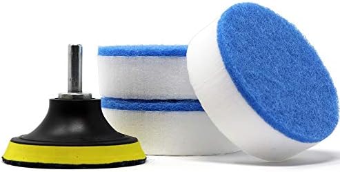 Drill Powered Cleaning Sponges - Magic Eraser with Drill Attachment | High Density Melamine Pads for Bathroom, Kitchen, Grout, Baseboards, Stain Removal | Cordless Power Scrubber Tool - Image 3