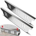 Stove Gap Covers - Stainless Steel, Kitchen Stove Counter Gap Cover Oven Gap Cover, Heat Resistant & Easy to Clean Stove Gap Filler, Upgraded Wider Top Suitable for Wider Stove & Counter Gaps (23.5") by KOZYLAND