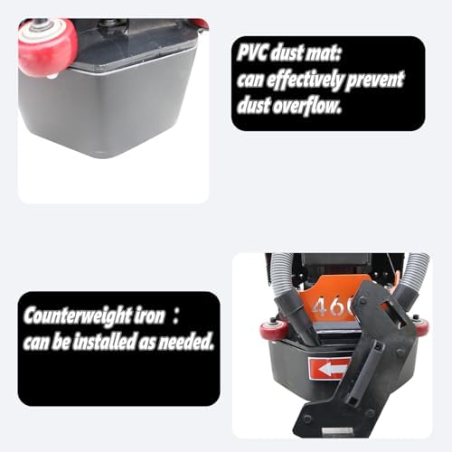 220V 4.5KW Hand Push Floor Grinder 6-Head Concrete Polisher - Image 6