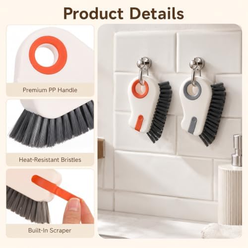 2 PCS Groove Cleaning Brush, Non-Shedding Gap Cleaner Tools - Image 3