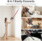 Tipdiy Cordless Vacuum Cleaner with 45KPA 45Mins for Hard Floor & Carpet - Image 3