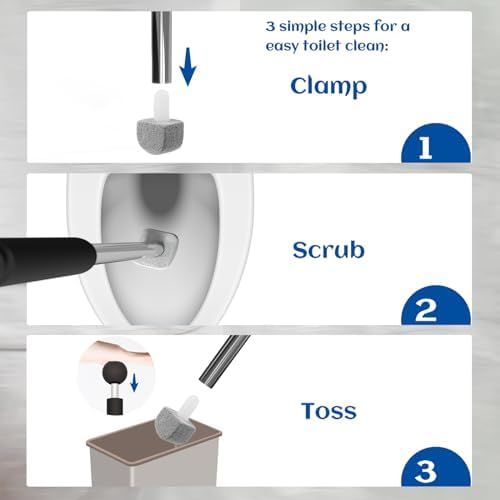 Pumice Stone Toilet Bowl Cleaner – 10 Refills for Hard Water & Rust Stains - Image 4