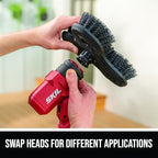 SKIL PWR CORE 20 20V Power Scrubber Kit with Cordless Power Brush for Cleaning, Includes 2.0 Ah Battery and Charger - PB5100D-12 - Image 3