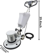 TECHTONGDA 6-Head Electric Stone Floor Grinding & Polishing Machine 16.9" Grinding Width Wet & Dry Dual-use 175 RPM/min with 12L Water Tank for Home Renovation Remodeling Garages Cleaning 220V - Image 2