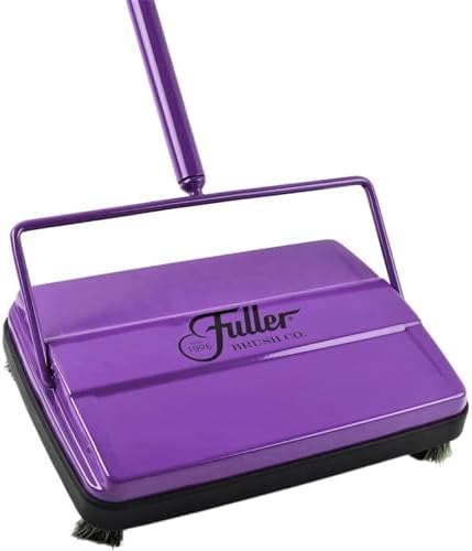 Fuller Brush 17032 Electrostatic Sweeper-9" Path-Lightweight, Easy-Use Compact Cleaning System-Ideal on Carpets and Hard Floor Surfaces-Purple by FullerBrush