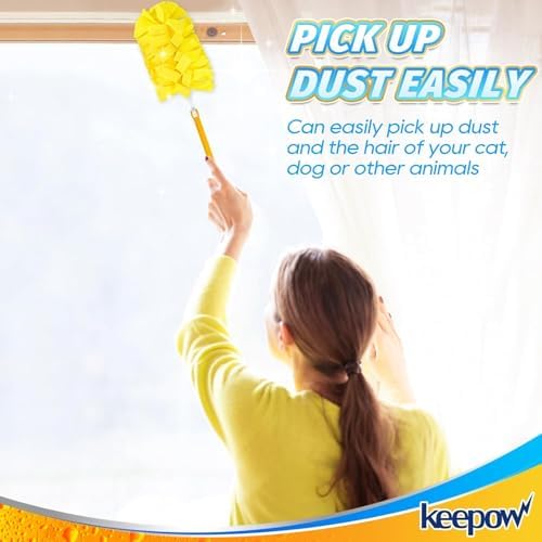 KEEPOW 12 Pack Refills Compatible with Swiffer Ext Handle, 360 Heavy Duty - Image 5