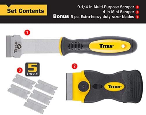 Titan 17002 2-Piece Multi-Purpose and Mini Razor Scraper Set - Image 2