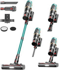 Cordless Vacuum Cleaner, Upgraded 580W 48KPA 65Mins Vacuum Cleaners for Home, Cordless Stick Vacuum Cleaner with Self-Standing and LED Screen, Anti-Tangle Wireless Vacuum for Pet Hair/Carpets/Floors by CHEBIO