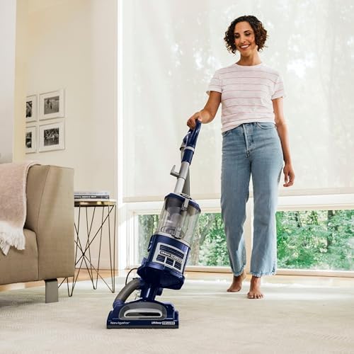Shark NV360 Navigator Lift-Away Deluxe Upright Powerful Suction Vacuum for Hardwood Floor, Carpet, Muti-Surface Spotless Cleaning with Large Dust Cup Capacity, Swivel Steering, Blue (Renewed) - Image 2