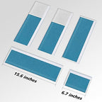 Refrigerator Door Handle Covers, 5pcs, Kitchen Appliance Decor, Fridge Microwave Dishwasher Cloth Door Handle Covers, Keep Kitchen Appliance Clean from Smudges, Drips, Food Stains, Oil (Blue) - Image 6