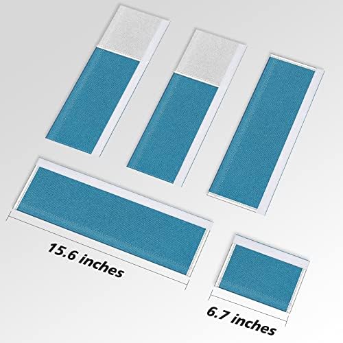 Refrigerator Door Handle Covers, 5pcs, Kitchen Appliance Decor, Fridge Microwave Dishwasher Cloth Door Handle Covers, Keep Kitchen Appliance Clean from Smudges, Drips, Food Stains, Oil (Blue) - Image 6