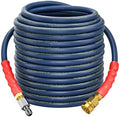 Pressure Washer Hose 50ft 4800PSI Non Marking 3/8’’ 4-Layer Structure by POHIR