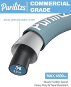 3FT Pressure Washer Whip Hose 3/8'' ID - Image 3