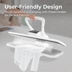 36" Large Steam Iron Press, 1600W Intelligent Digital Steam Press(White) - Image 7