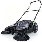 VEVOR Walk-Behind Hand Push Floor Sweeper with 25.6" Sweeping Width by VEVOR