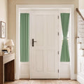 Vatge Self-Adhesive Sidelight Curtains for Glass Doors - No Drill Removable Window Coverings, Light Filtering Panel, 1 Panel, W12 x L60, Sage Green by Vatge