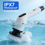 Electric Spin Scrubber, Cordless Cleaning Brush with 7 Brush Heads - Image 6