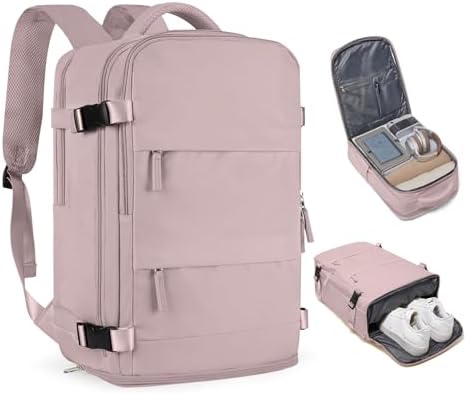 coofay Large Travel Backpack For Women Men Airline Approved Carry On Backpack Flight Approved Waterproof Sports Backpack Casual Daypack Hiking Backpack by coofay