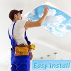8 Pcs Fluorescent Light Covers with 80 Magnets Decorative for Classroom Ceiling Light 4 x 2 Feet Magnetic Lights Covers Filter Easy Install for Office Hospitals & Home Drop Ceiling Supplies (LOVE) - Image 6