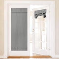 NICETOWN Silver Grey Thermal Insultaed Blackout French Door Curtain by NICETOWN