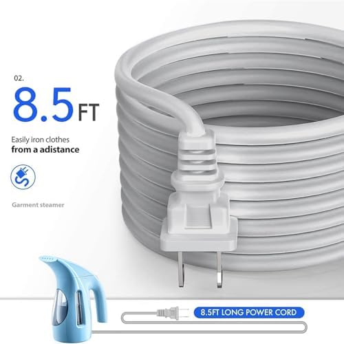 HiLIFE Steamer for Clothes, Portable Handheld Design, 240ml Big Capacity, 700W, Strong Penetrating Steam, Removes Wrinkle, for Home, Office(ONLY FOR 120V) (Blue) - Image 6
