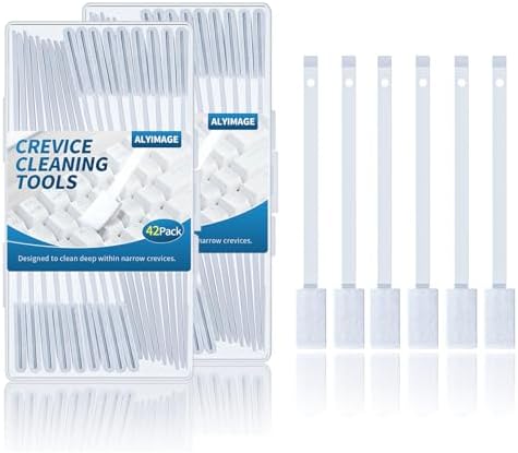 42 Pcs Disposable Crevice Cleaning Brush Set for Small Spaces by Unknown