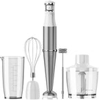 Turelar Immersion Blender Handheld Corded, 1100W 5 in 1 Hand Blender Set by Turelar