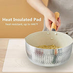 Gartful Extra Large Silicone Mats for Countertop, 28" by 20" Multipurpose Mat, Counter Table Protector, Desk Saver Pad, Placemat Nonstick Nonskid Heat-Resistant Pad, Semitransparent - Image 5