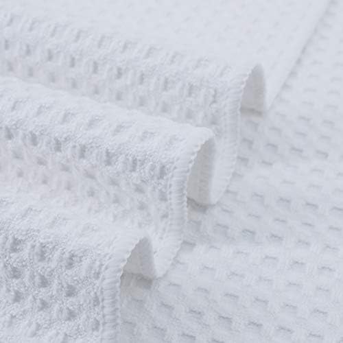 POLYTE 380 GSM Microfiber Waffle Kitchen Dish Tea Towel, 16x28 in, 8 Pack - Image 3