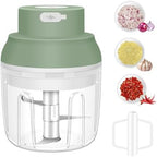 Electric Garlic Chopper, 250ML Garlic Mincer with Egg Beater by Hviww