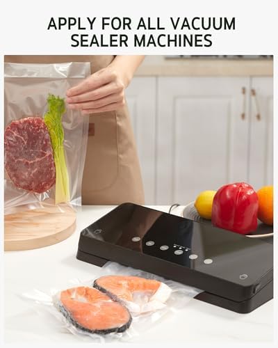 Syntus 50 Pcs Vacuum Sealer Bags for Food, Quart Size 8x12, BPA Free - Image 6