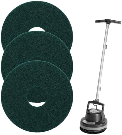 Commercial 12 Inch Floor Machines Pads Compatible with Oreck Orbiter Floor Machine 437053: Microfiber Carpet Bonnet Floor Buffer Polish Cleaning Pads by BeiLan