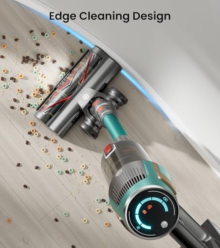 Cordless Vacuum Cleaner, Upgraded 580W 48KPA 65Mins Vacuum Cleaners for Home, Cordless Stick Vacuum Cleaner with Self-Standing and LED Screen, Anti-Tangle Wireless Vacuum for Pet Hair/Carpets/Floors - Image 3